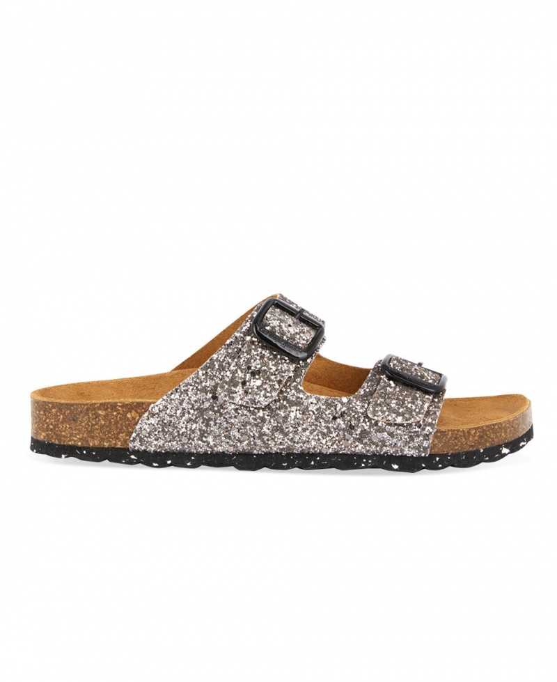 Mules anatomiques Les Tropeziennes ZAYETTE Argent Femme|KNFG-45081959